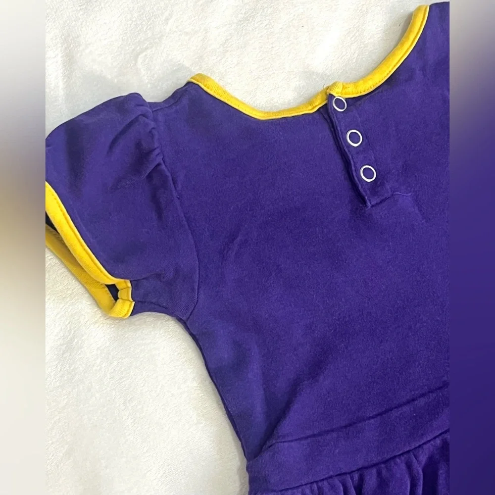 Minnesota Vikings Purple Heart to Heart Toddler NFL Children’s Dress Girls 3T - Picture 11 of 12
